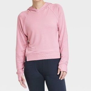 All in motion Modal Hooded Sweatshirt in light pink